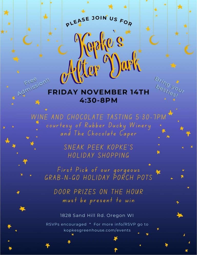 This is the poster for the Kopke's After Dark event with a special Wine & Chocolate pairing at Kopke's!